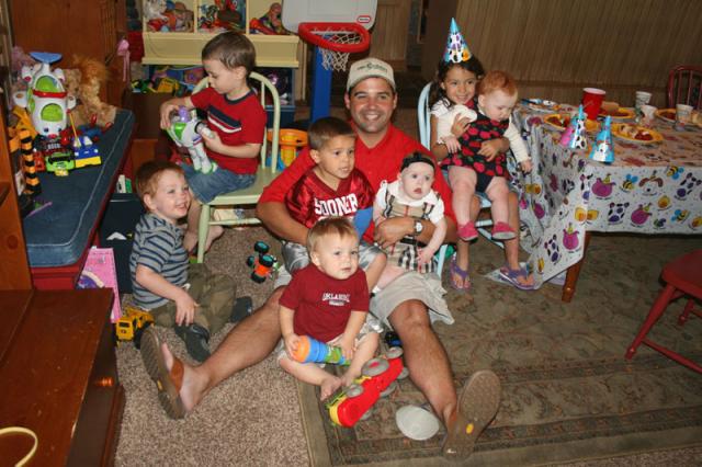 All the Cantrell cousins (plus Uncle Kevin)