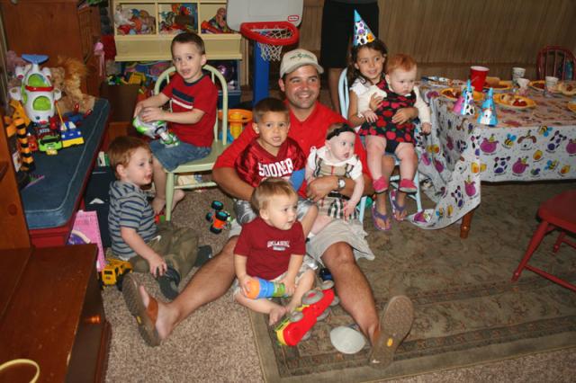 All the Cantrell cousins (plus Uncle Kevin)