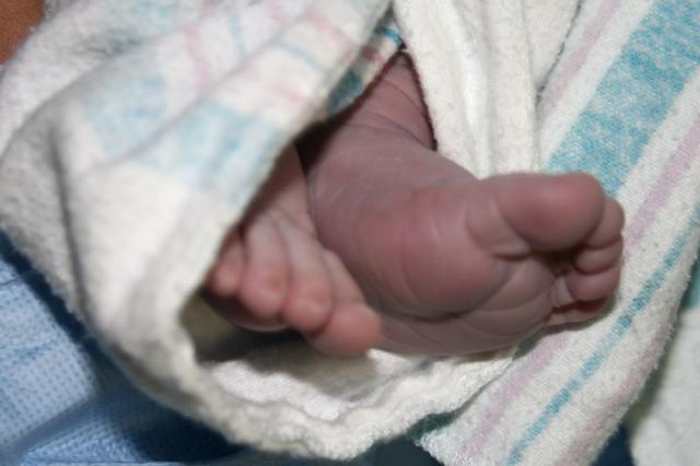 Tiny baby feet!