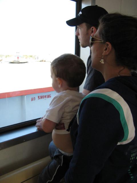 Boat watching with Unc D and Asheeee