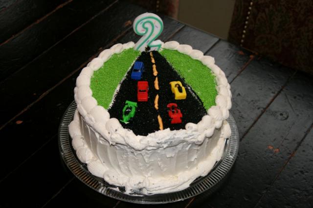 Racecar cake!