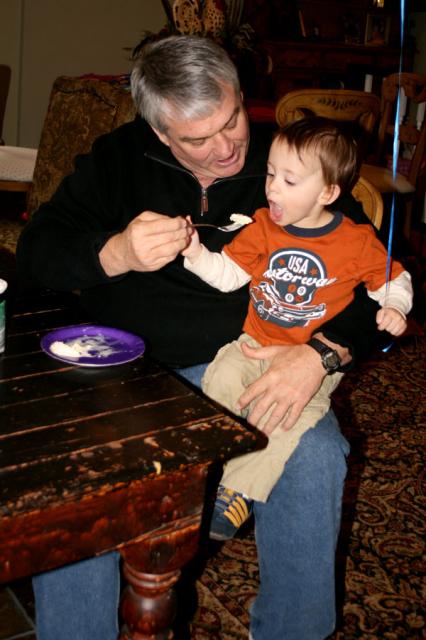 Of course, Tyler found someone who had food!