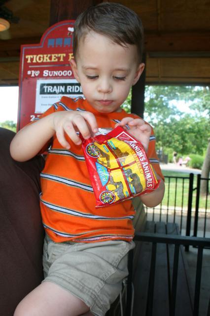 We brought animal crackers to the zoo -- is that legal?