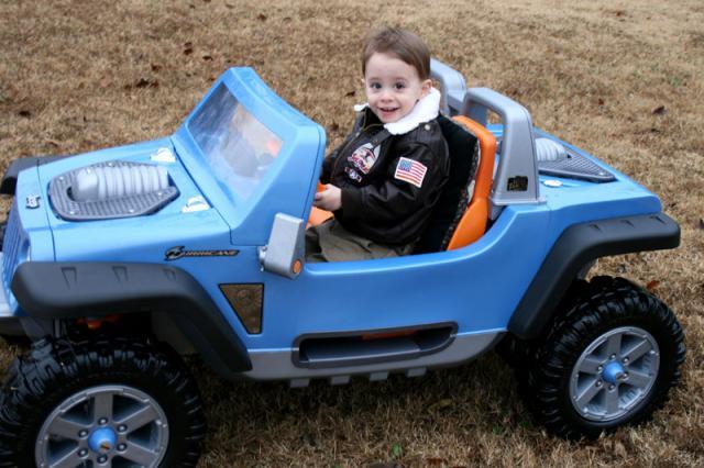 A very happy birthday boy