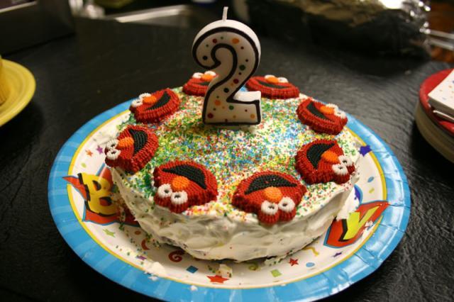Elmo cake!