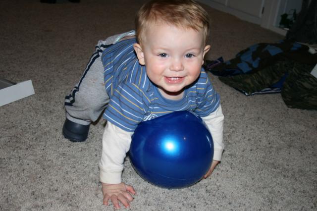 Sam vs. the blue ball