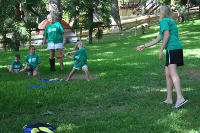 Emmy swinging for the fences