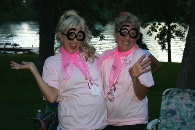 Silly birthday girls