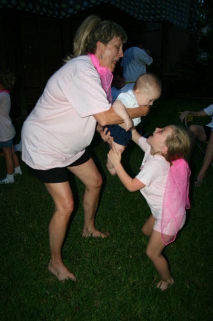 Coco, Oliver and Emily boogie