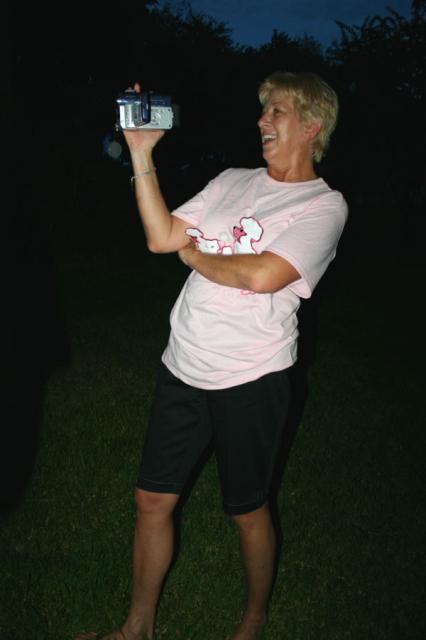 Mimi videoing the dancing for future embarrassment