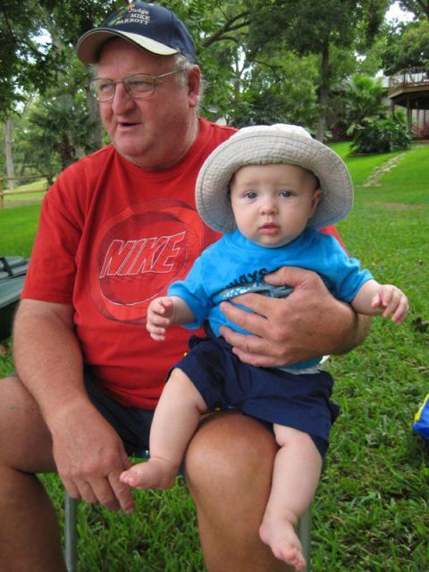 Uncle Mike and Oliver, the quiet observers